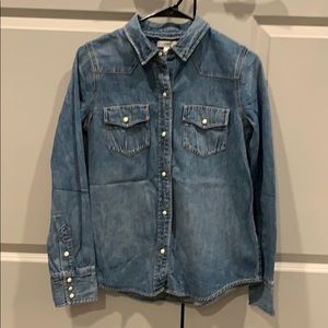 J Crew denim shirt